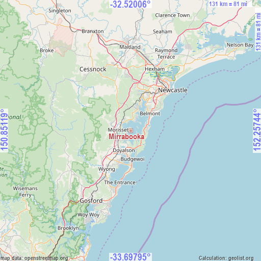 Mirrabooka on map