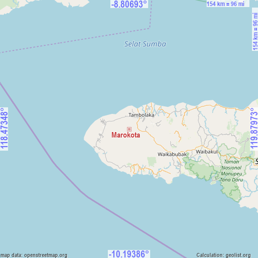 Marokota on map
