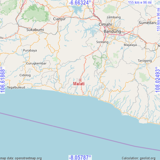 Malati on map