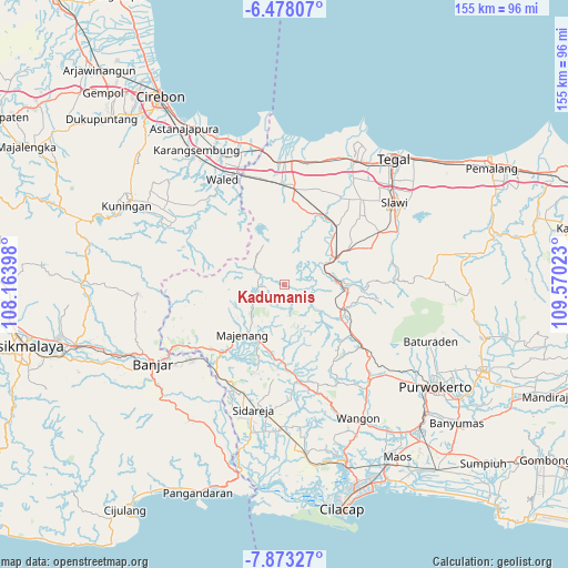 Kadumanis on map