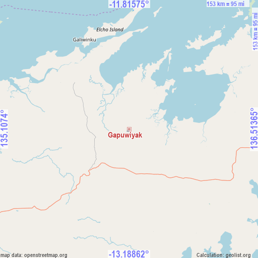 Gapuwiyak on map