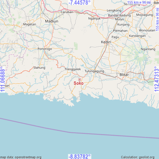 Soko on map