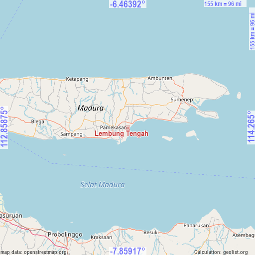 Lembung Tengah on map