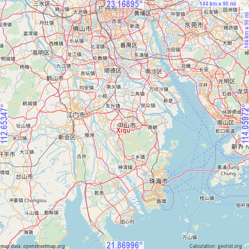 Xiqu on map