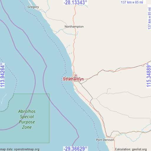 Strathalbyn on map