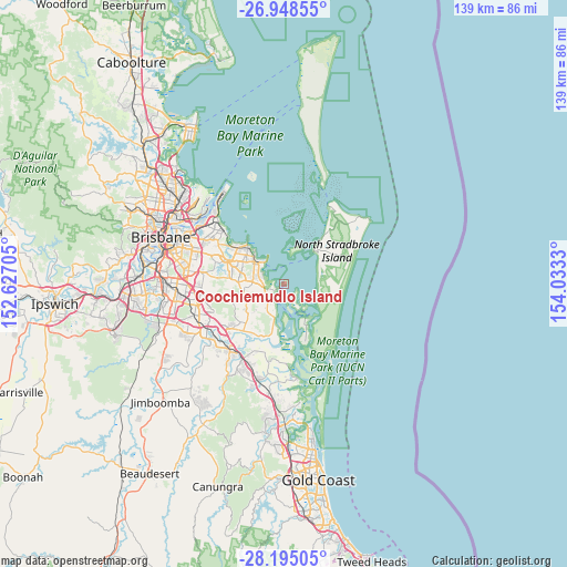 Coochiemudlo Island on map