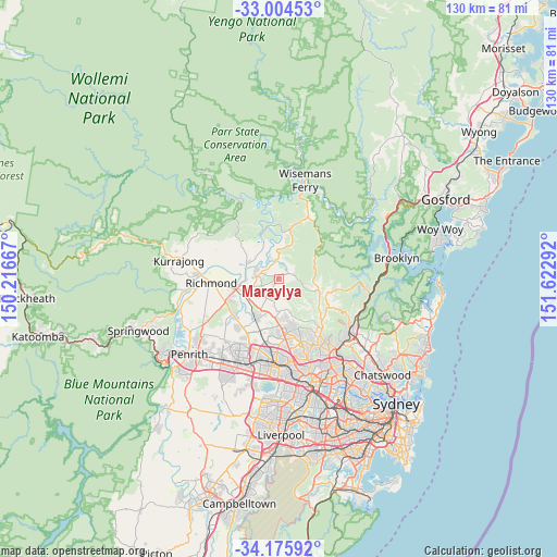 Maraylya on map