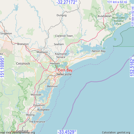 Fern Bay on map