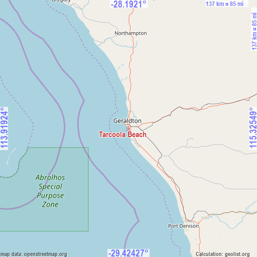 Tarcoola Beach on map