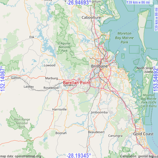 Barellan Point on map