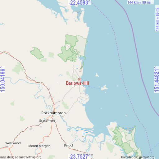 Barlows Hill on map