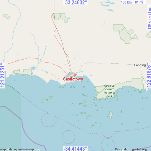 Castletown on map