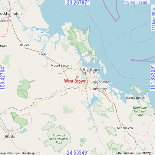 West Stowe on map
