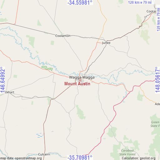Mount Austin on map