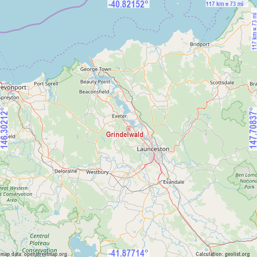 Grindelwald on map