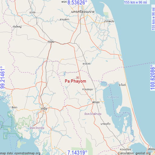 Pa Phayom on map