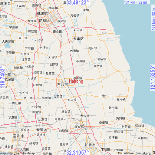 Haifeng on map