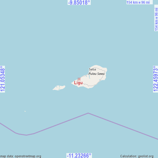 Ligu on map