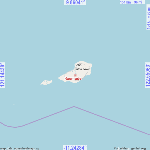 Raemude on map