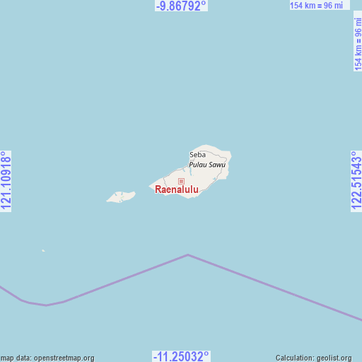 Raenalulu on map