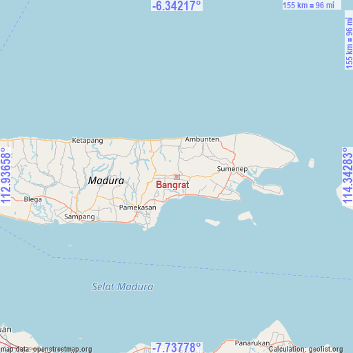 Bangrat on map