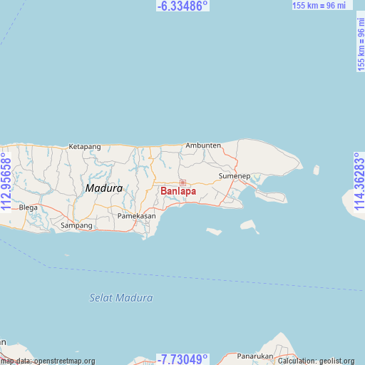 Banlapa on map