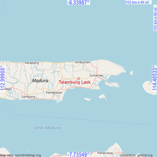 Talambung Laok on map