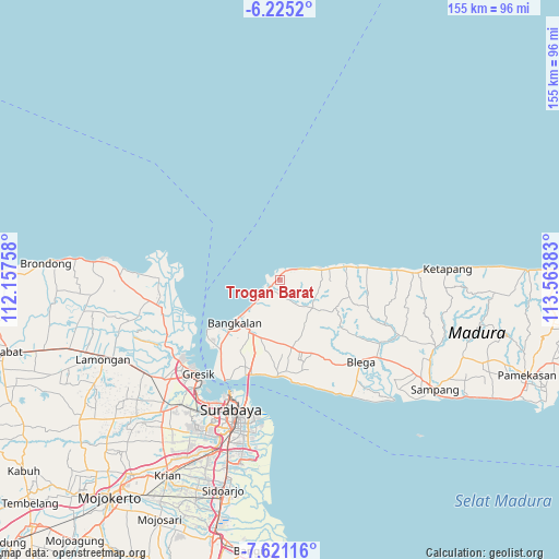 Trogan Barat on map
