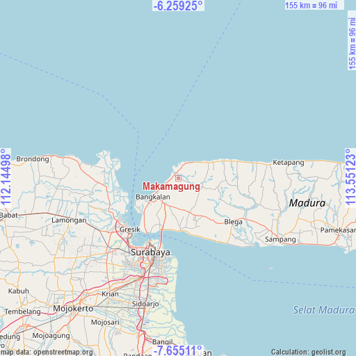 Makamagung on map