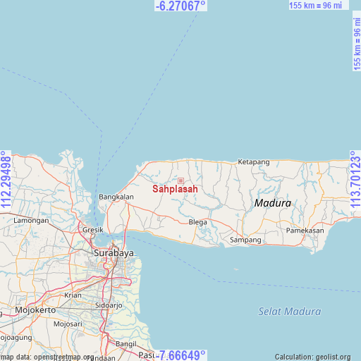 Sahplasah on map