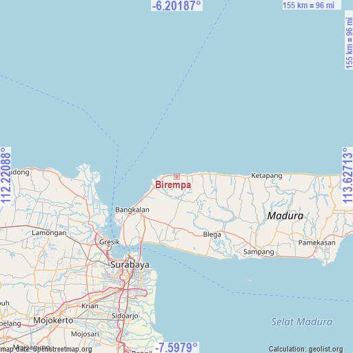 Birempa on map