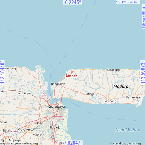 Ambat on map