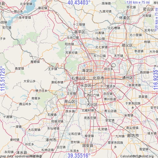 Lugu on map