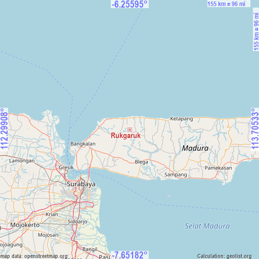 Rukgaruk on map