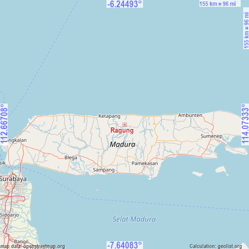 Ragung on map