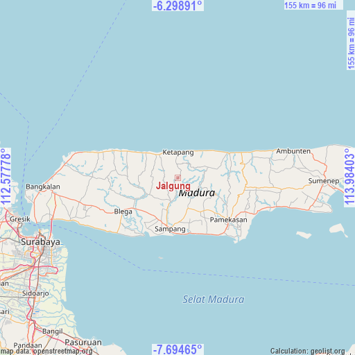 Jalgung on map