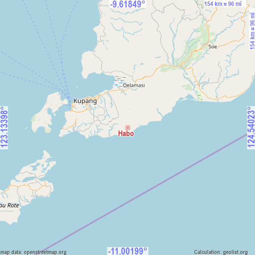 Habo on map