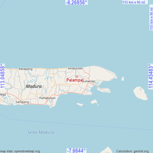 Palampal on map