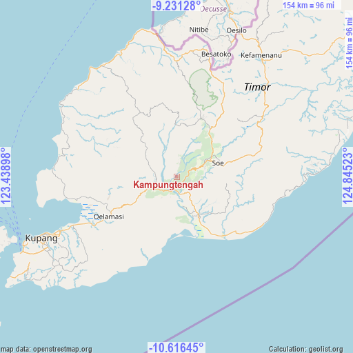 Kampungtengah on map