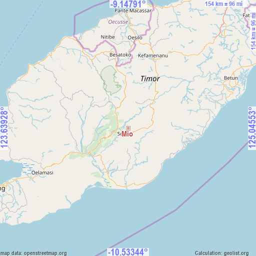 Mio on map
