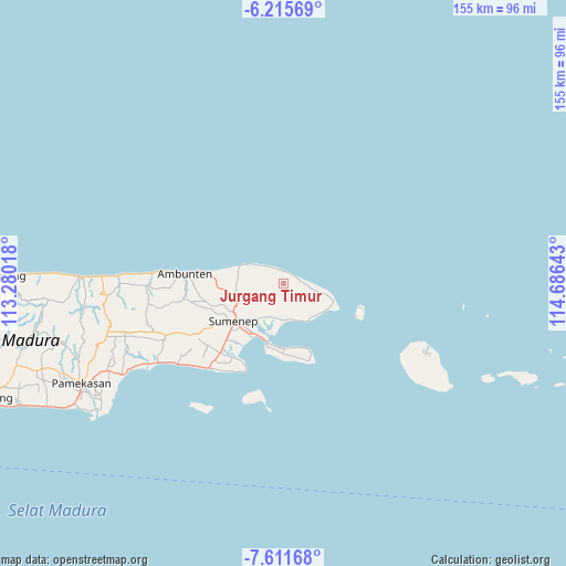 Jurgang Timur on map