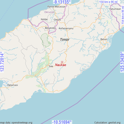 Naukae on map