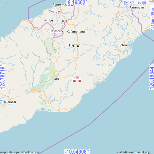 Tumu on map