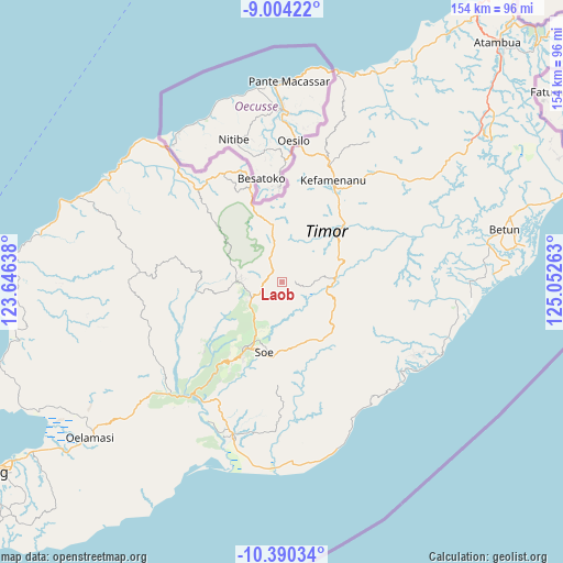 Laob on map