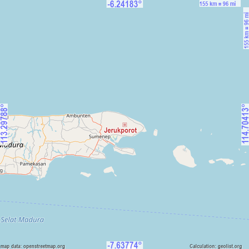 Jerukporot on map