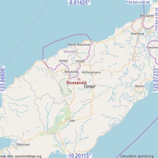 Muesanaik on map