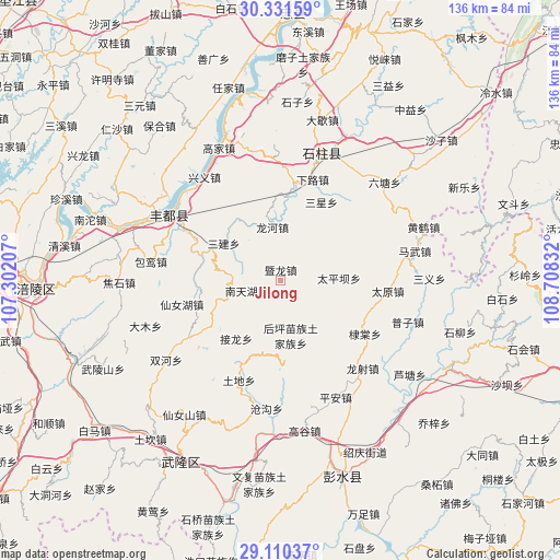 Jilong on map