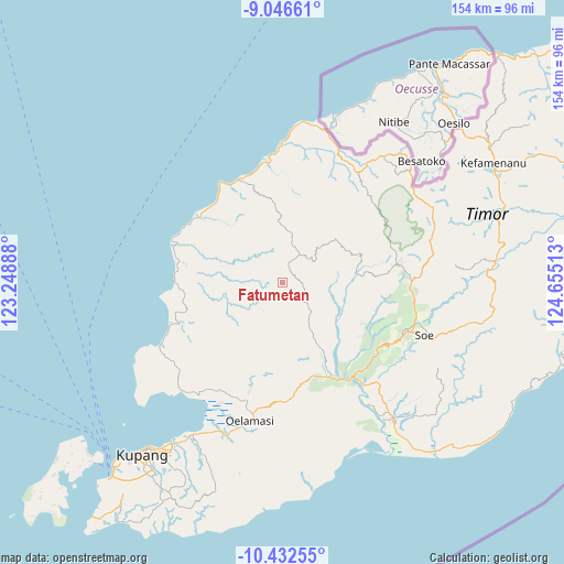 Fatumetan on map