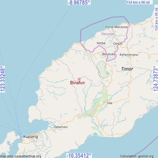 Binafun on map