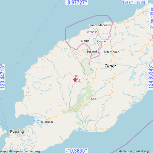 Nifu on map